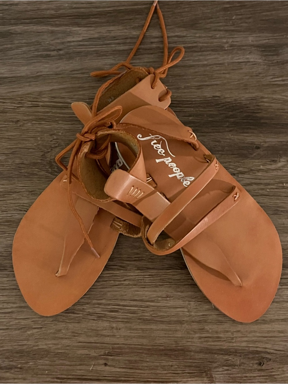 Free People Vacation Day Wrap Leather Sandals